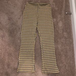 Urban Outfitters Flare Plaid Pants